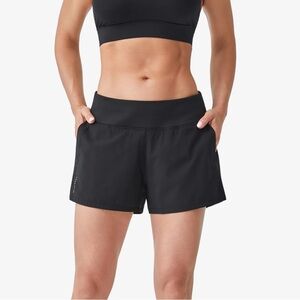 RELLECIGA Women's Sleek Black Athletic Shorts